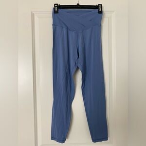 Aerie Offline Real Me High Waisted Crossover Leggings Blue size L